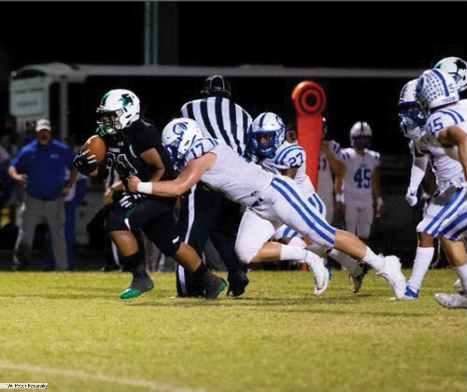 Peter Pesansky Standout for Jesuit Football