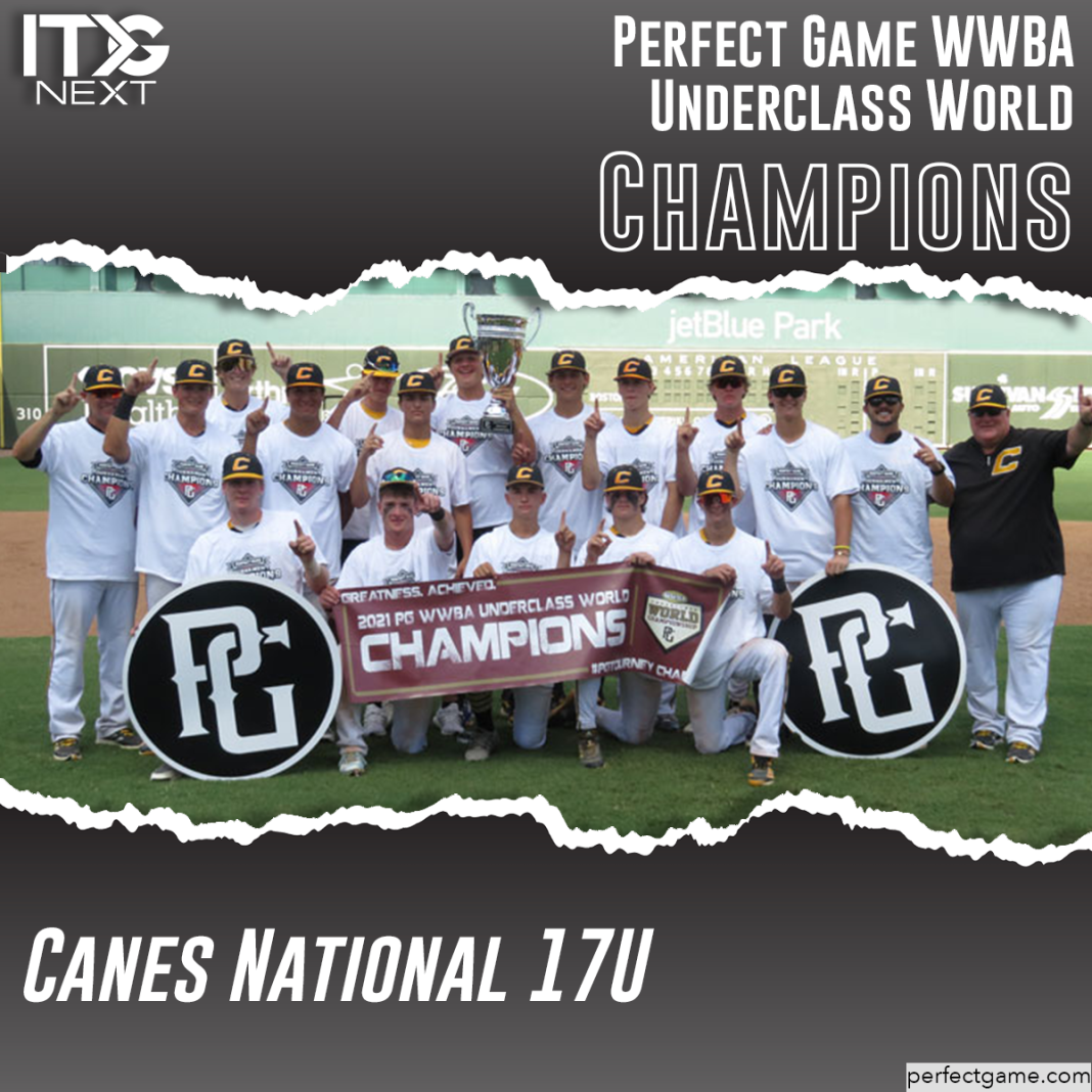 Canes National 17U Wins Perfect Game WWBA Underclass World Championship