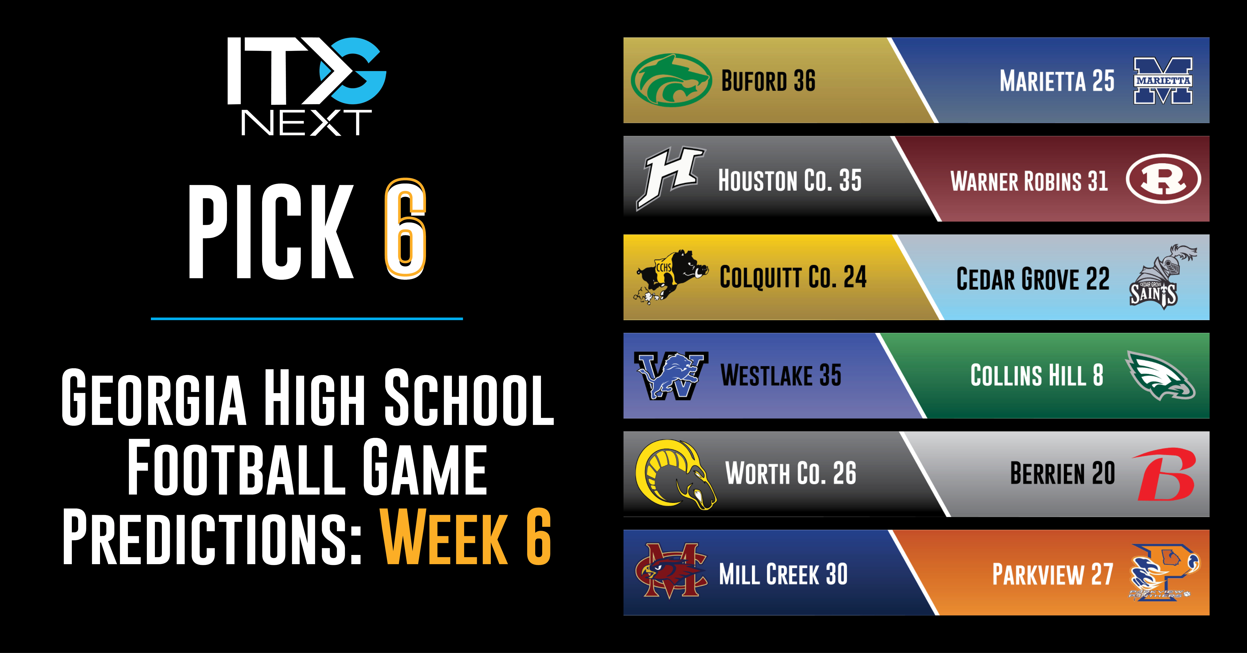 Week 6 prep football picks and predictions for each game