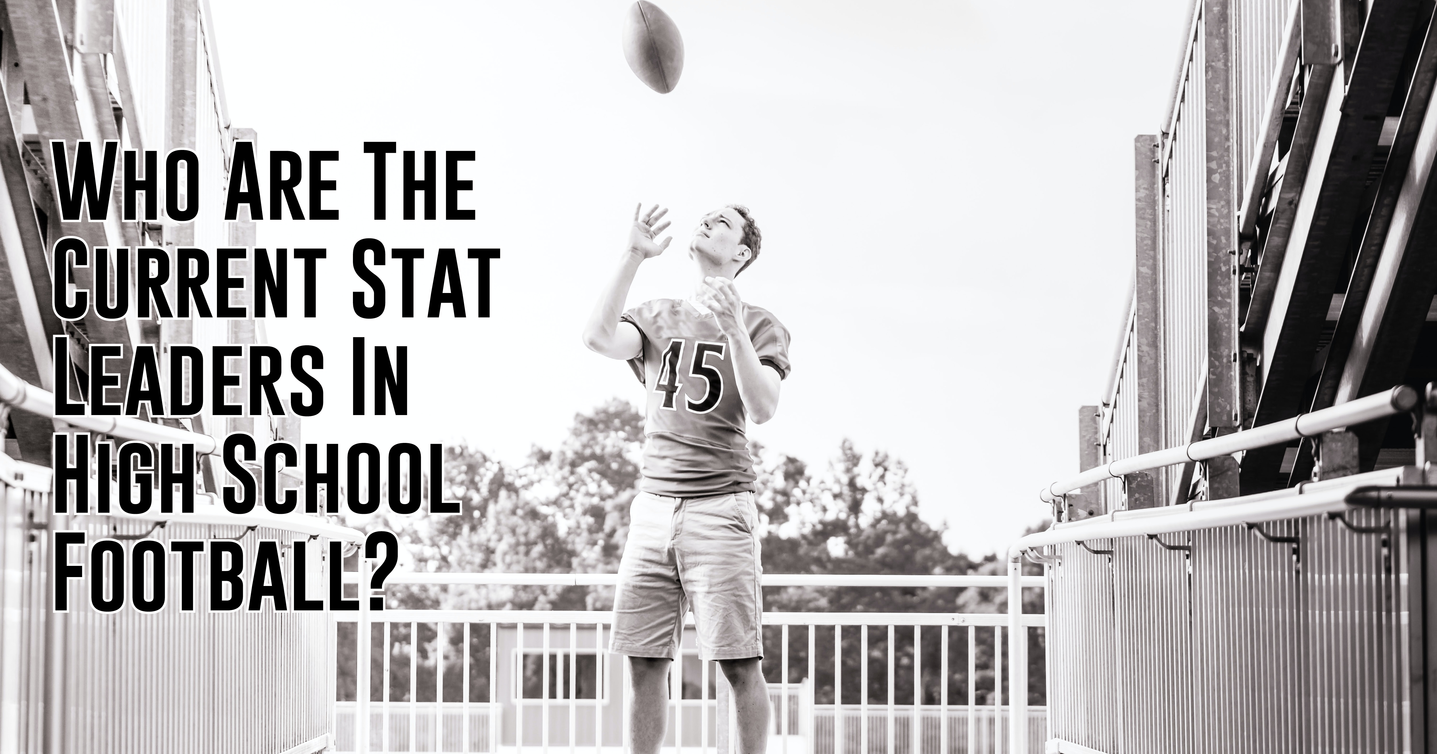 HS football season stats leaders: Who put up numbers in the