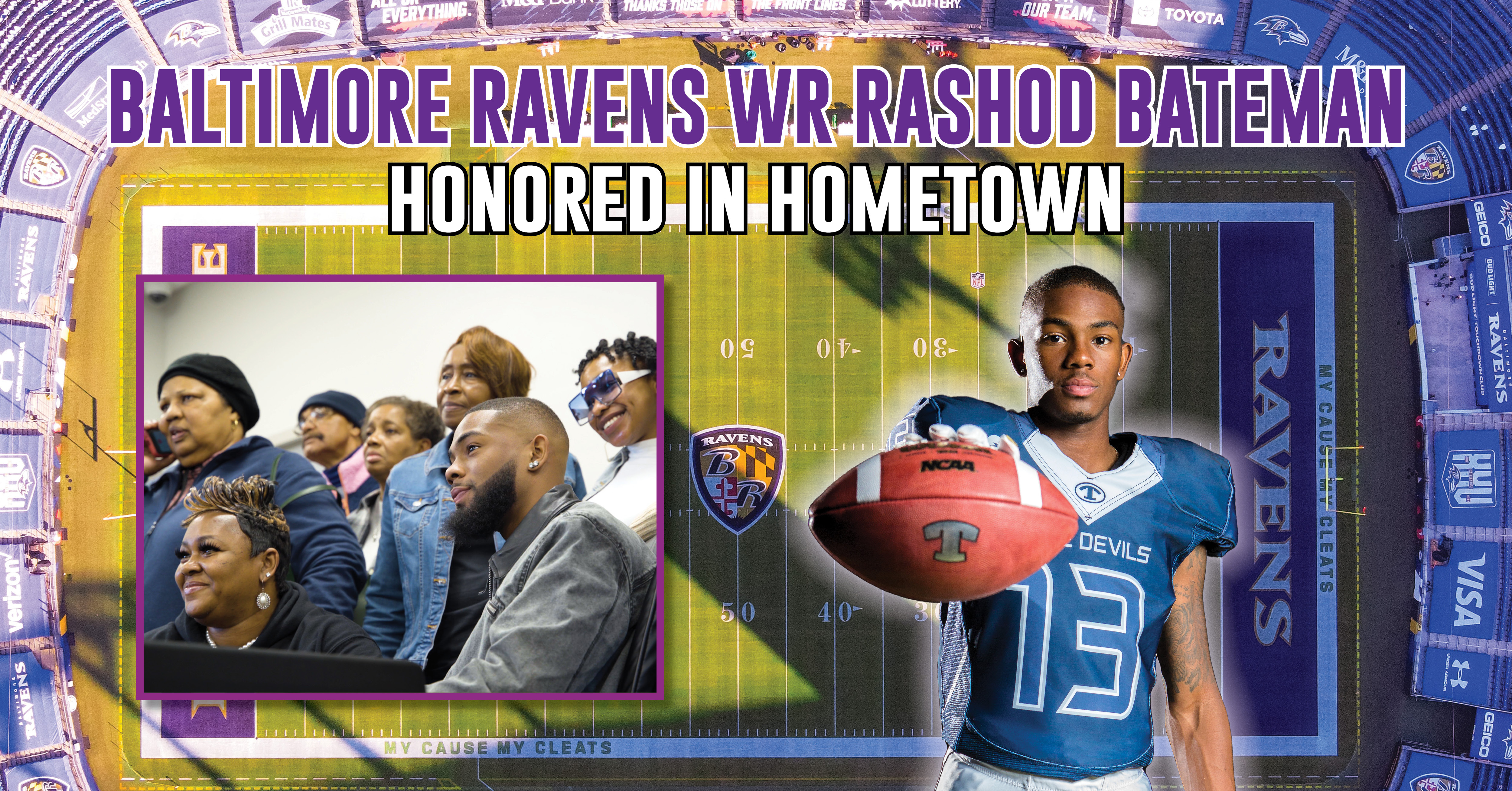 Baltimore Ravens WR Rashod Bateman Honored by Hometown Tifton - ITG Next