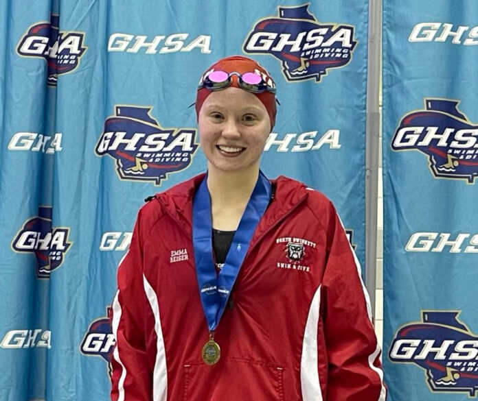 North Gwinnett Swimming’s Emma Reiser Named Georgia Female Athlete of the Month
