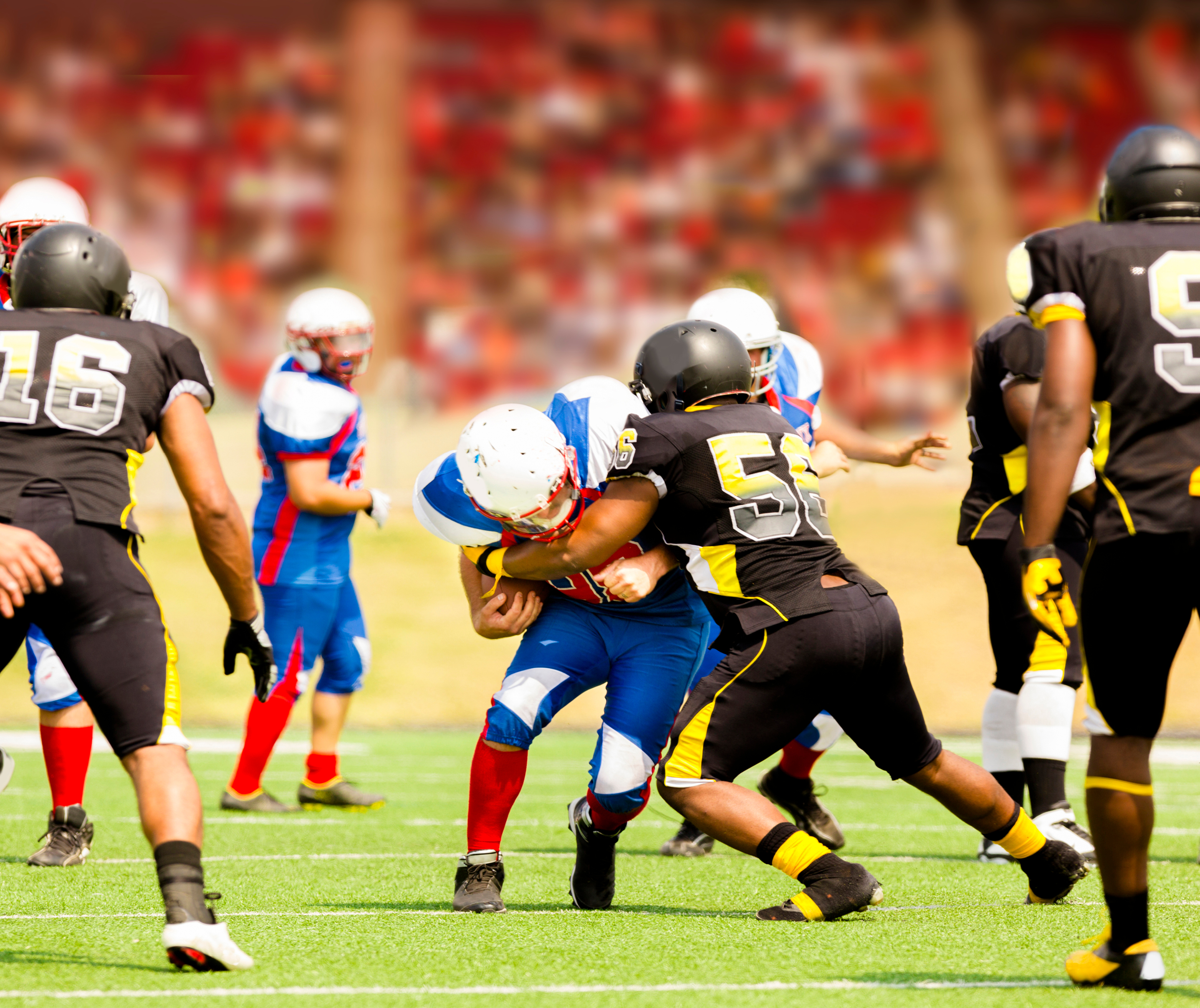 Booker T. Washington vs West Florida high school football action