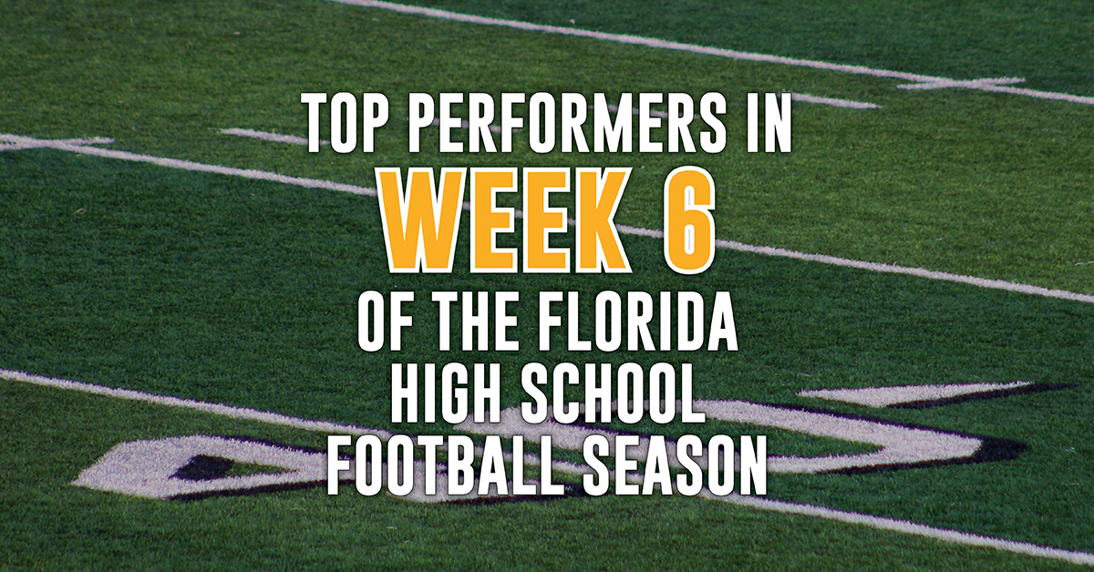 Meassick, Clemons Headline Florida High School Week 6 Performances ...