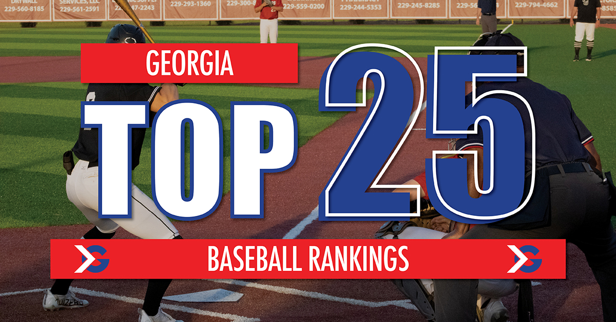 GA Top 25 Rankings Baseball FB 