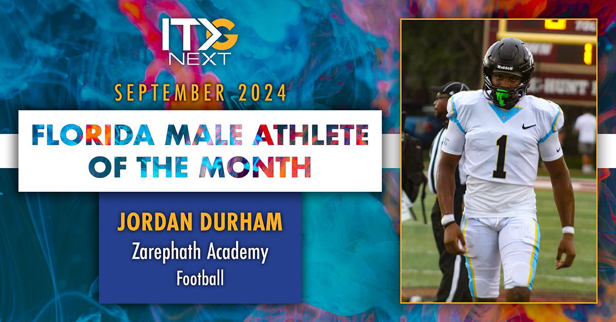 Zarephath Academy Qb Jordan Durham Voted Florida Male Athlete Of The