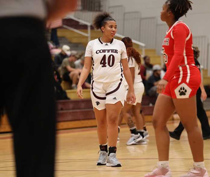 Coffee Basketball Player Lexie Bradford Named February 2025 Georgia Female Athlete of the Month 