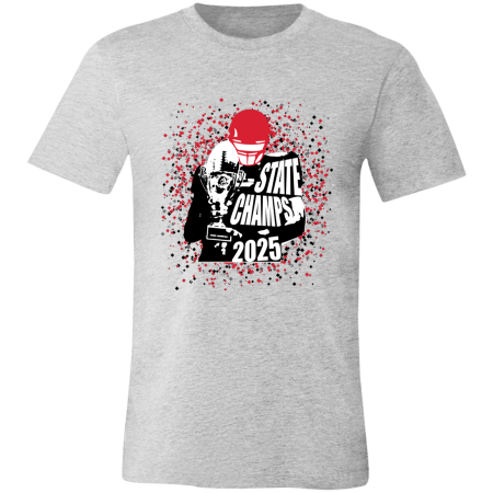 Bowdon Red Devils 2025 GHSA Class 1A-Division II State Champions Trophy T-Shirt