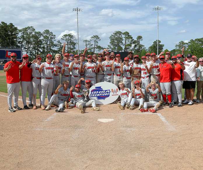Lanier County Baseball Wins 3rd Straight Georgia State Championship
