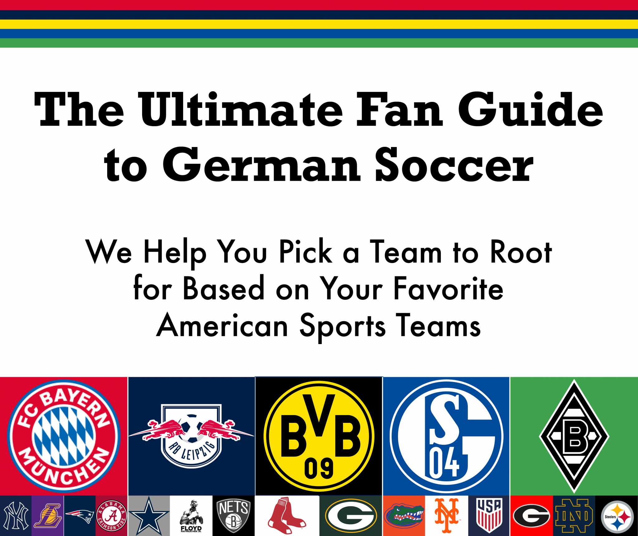 Helping You Pick A German Soccer Team To Root For