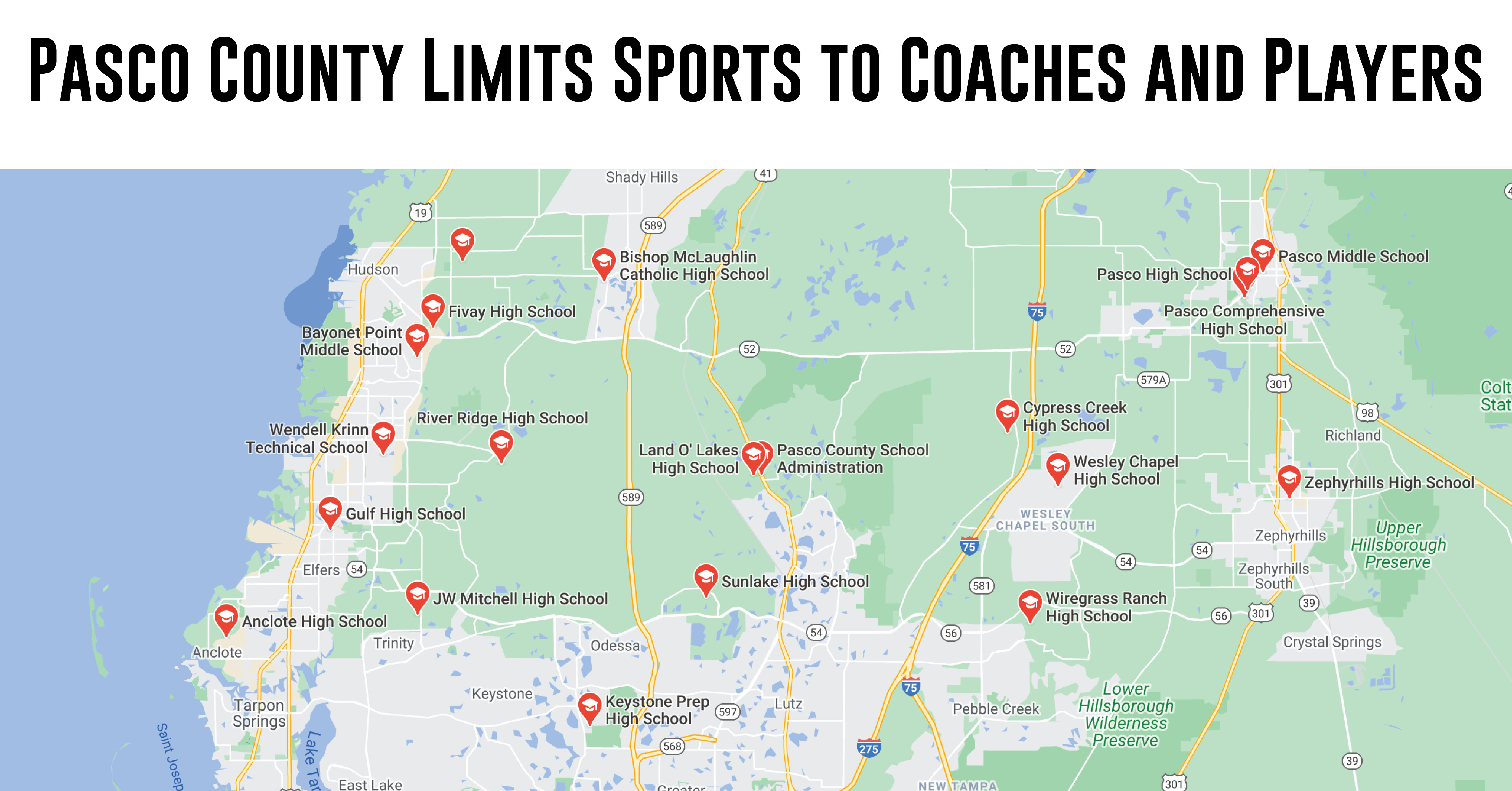 Pasco County Sports Events Limited to Coaches and Players ITG Next